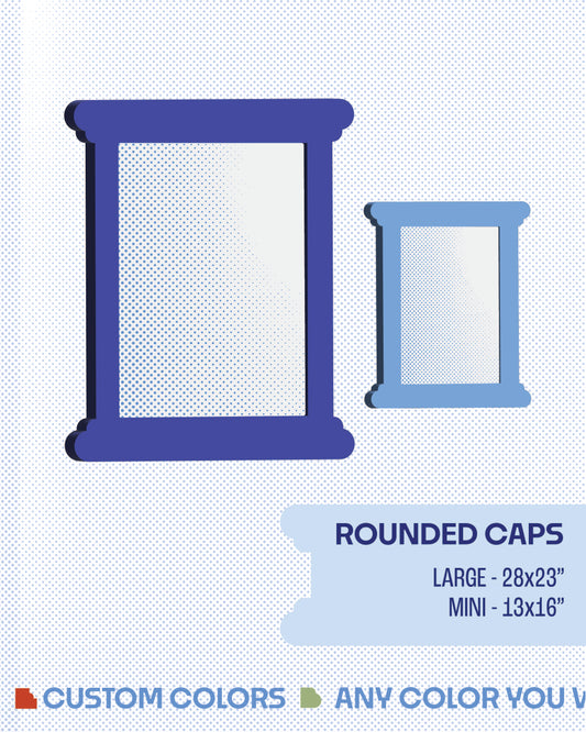 Column Mirror Rounded Caps