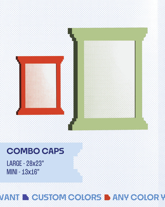 Column Mirror Combo Caps